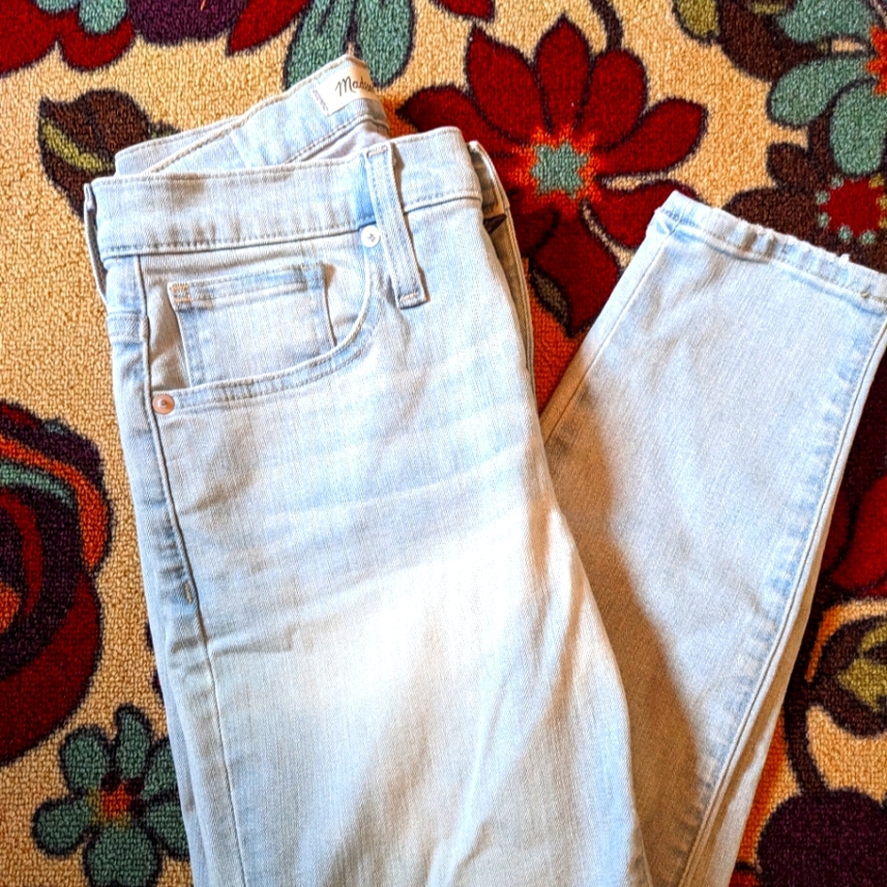 Madewell 9" mid-rise skinny crop jeans